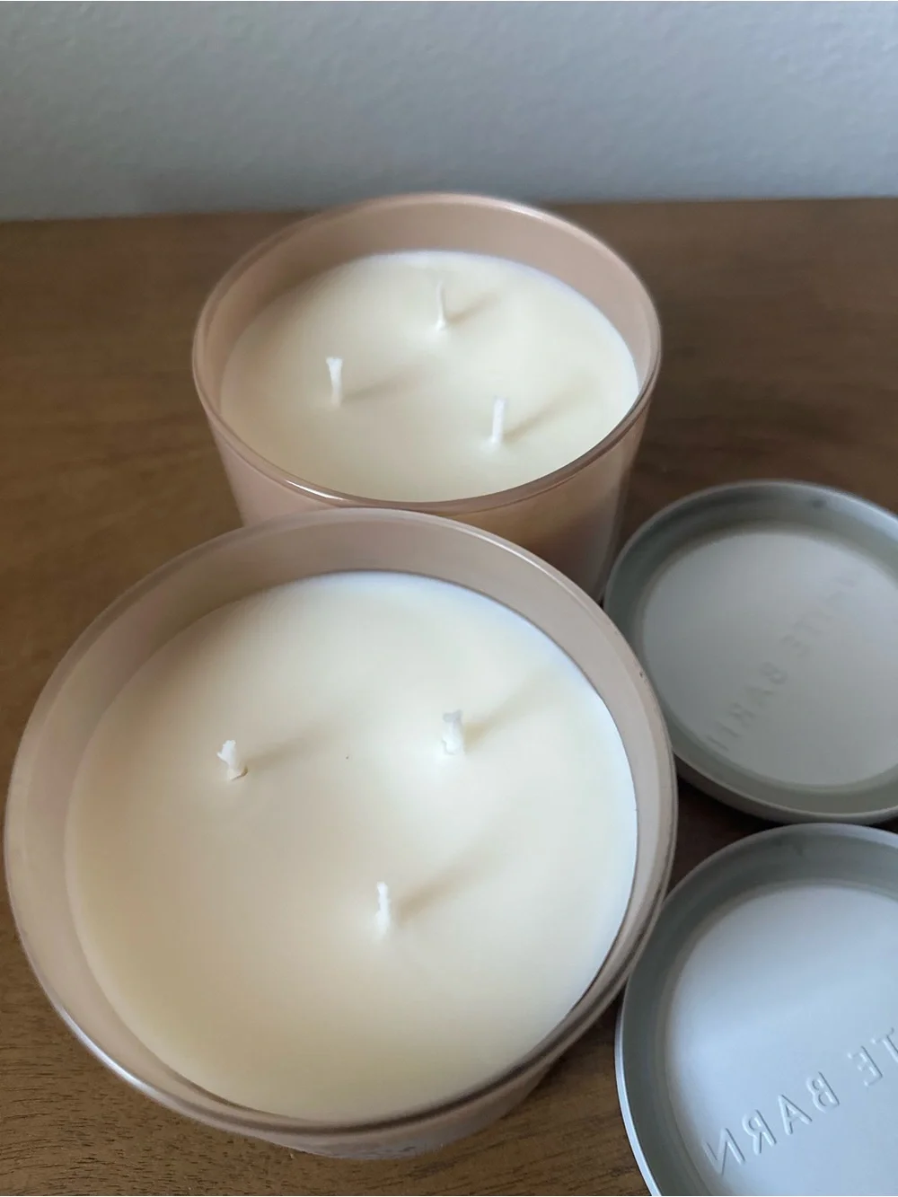 X2 bath and body works Paris cafe 3 wick candles NEW